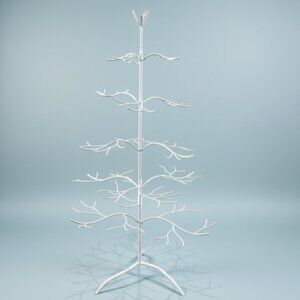 Tripar 36 Inch Metal Jewelry Display Ornament Christmas Tree White